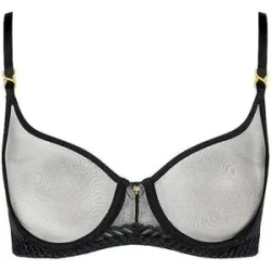 AUBADE BH mit Bügel SHEER EMOTION black schwarz   85B Damen