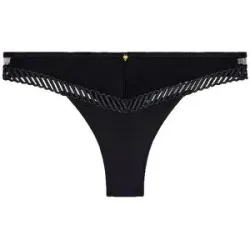 AUBADE String SHEER EMOTION black schwarz   38 damen