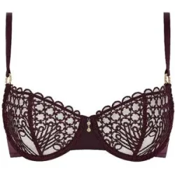 AUBADE BH mit Bügel ELOGE DU DESIR deep berry beere   85C Damen