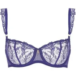 AUBADE BH mit Bügel HIDDEN TREASURE iris bloom lila   80B Damen
