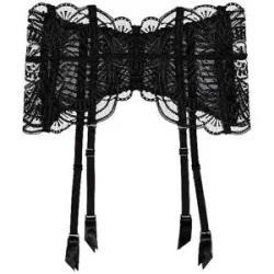 AUBADE Strumpfgürtel VIBES black schwarz   L Damen