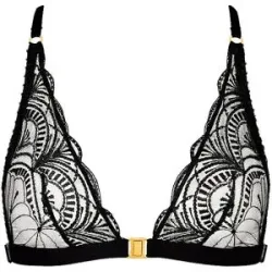 AUBADE BH ohne Bügel VIBES black schwarz   M Damen