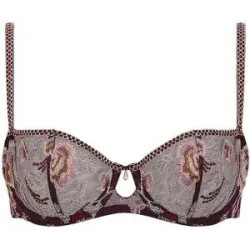 AUBADE BH mit Bügel MIDNIGHT OPERA secret purple dunkelrot   85C Damen