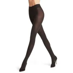 FALKE Strickstrumpfhose SOFTMERINO black schwarz   48-50 Damen