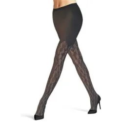 FALKE Modestrumpfhose HOLLY black schwarz   M damen