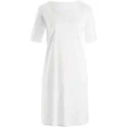 HANRO Sleepshirt - Nachthemd Cotton Deluxe weiss   L Damen