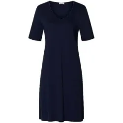 HANRO Nachthemd - Sleepshirt  dunkelblau   L damen
