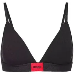 HUGO Triangle BH RED LABEL black schwarz   M Damen