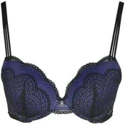 LASCANA Push Up BH BH KIRA royalblue-bl blau   75D damen