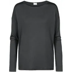 MEY Pyjamashirt PURE CHIC thunder grey grau   XS damen