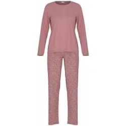 MEY Pyjama LITTLE VINES vintage mauve  rosa   46 Damen