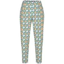 MEY Pyjamahose 7/8  petrol   M Damen