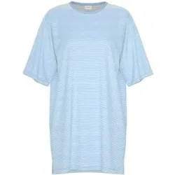 MEY Nachthemd - Sleepshirt SIMPLE STRIPES alice blue hellblau   38 Damen