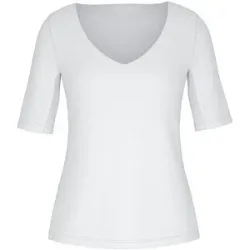 MEY T-Shirt BLAZERSHIRT weiss weiss   S Damen