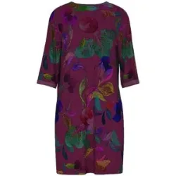 MEY Nachthemd - Sleepshirt COSMIC GARDEN crushed berry beere   XS damen
