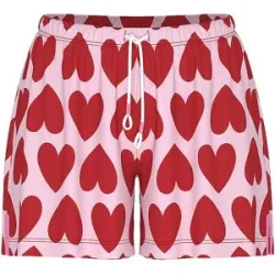 MEY Pyjamashorts rot   XS damen