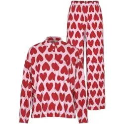 MEY Pyjama  rot   XL damen