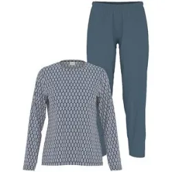 MEY Pyjama GRACE  hellblau   48 Damen