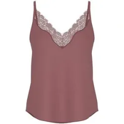 MEY Top - Camisole PURE SHINE java hellbraun   L damen