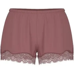 MEY Pyjamashorts PURE SHINE java hellbraun   XL damen