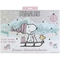 SOCKSWEAR Socken ADVENTKALENDER PEANUTS 37-41 rosa rosa Damen