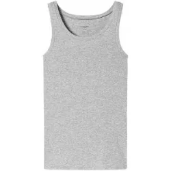 SCHIESSER Top - Unterhemd RIB grau-mel hellgrau   38 damen