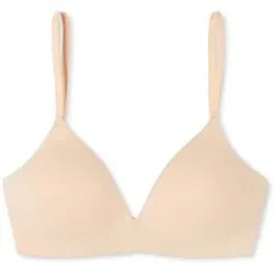 SCHIESSER BH gepadded ohne Bügel INVISIBLE SOFT sand beige   80C Damen