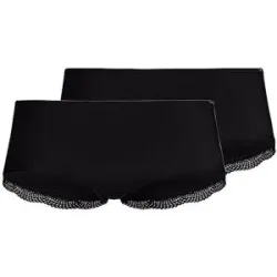 SKINY Panty 2er Pkg CLASSICOTTON black schwarz   40 damen