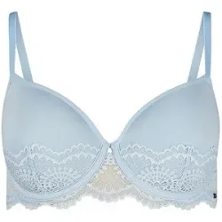 SKINY BH gefüttert mit Bügel MICRORNAMENTS angel falls  hellblau   80A damen