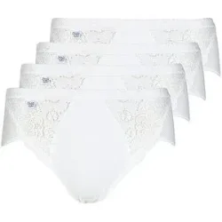 SLOGGI Slip MIDI CHIC 4-er Weiss weiss   38 Damen