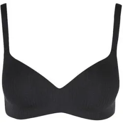 SLOGGI BH ohne Bügel  schwarz   M Damen