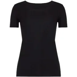 WOLFORD T-Shirt AURORA PURE schwarz   L Damen