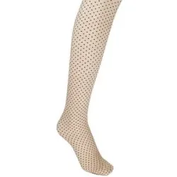 WOLFORD Funktionsstrumpfhose CONTROL DOTS 20 fairly light / black beige   M damen