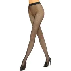 WOLFORD Netzstrumpfhose TWENTIES back schwarz   M damen