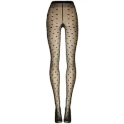 WOLFORD Modestrumpfhose DAISY 20 DEN black / black schwarz   L damen