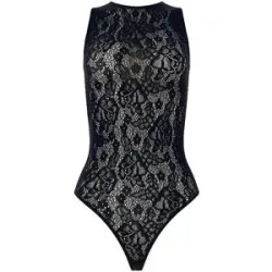 WOLFORD Body INFINITE ROSE NET black schwarz   L damen