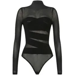 WOLFORD Body INFINITE WRAP black / black schwarz   M Damen