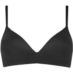 TRIUMPH BH gefüttert ohne Bügel  BODY MAKEUP schwarz schwarz   85B Damen