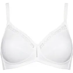 TRIUMPH BH ohne Bügel COTTON BEAUTY N white weiss   75B damen