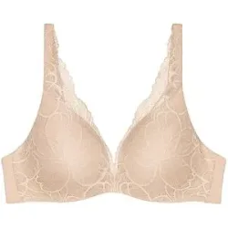 TRIUMPH BH mit Bügel BODY MAKE-UP ILLUSION LACE  nude beige  beige   80D damen