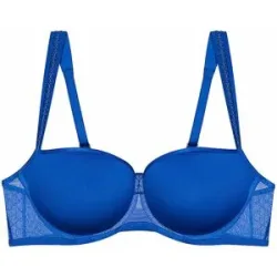 TRIUMPH BH gefüttert PALINA COSMIC HEARTBEAT illumines blue blau   70F damen
