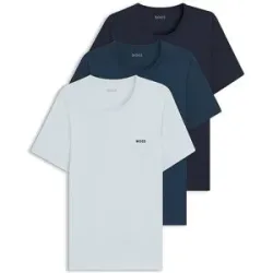 Boss T-Shirt 3er Pkg. blau   S Herren