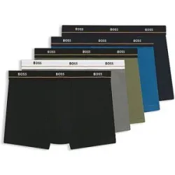 Boss Boxershorts 5er Pkg. open miscellaneous olive   M herren