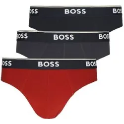 Boss Slip BRIEF 3P POWER 3er Pkg open red dunkelrot   S