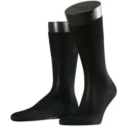 FALKE Socken NO 4 PURE SILK black schwarz   41/42 herren