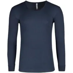 HUBER Langarmshirt Comfort (Marine) blau   XXL herren