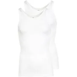 HUBER Trägershirt - Unterhemd  2-er Pkg. weiss   XXL Herren