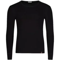 HUBER Langarmshirt schwarz   XL Herren