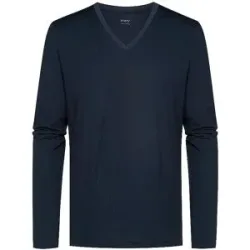 MEY Pyjamashirt yacht blue  blau   XXL Herren