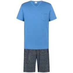 MEY Pyjama blau   XXXL herren